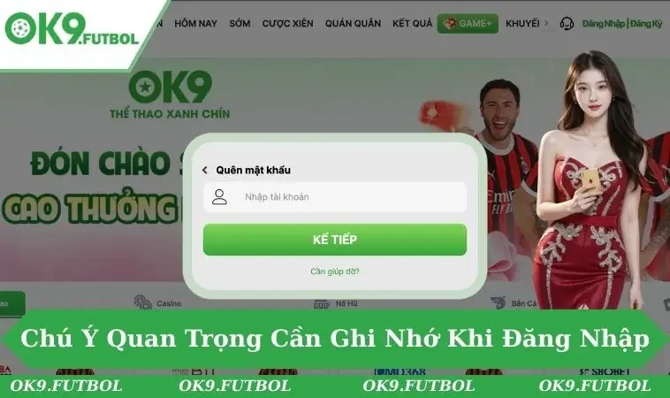 Một vài chú ý quan trọng cần ghi nhớ để không xảy ra bất trắc