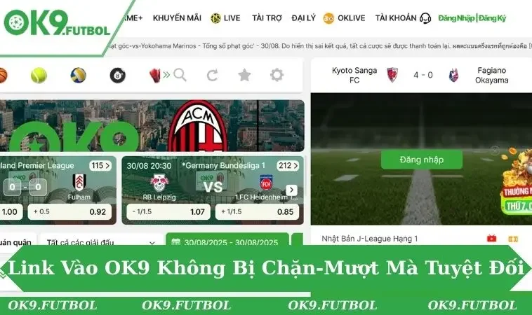 Link vào OK9 không bị chặn
