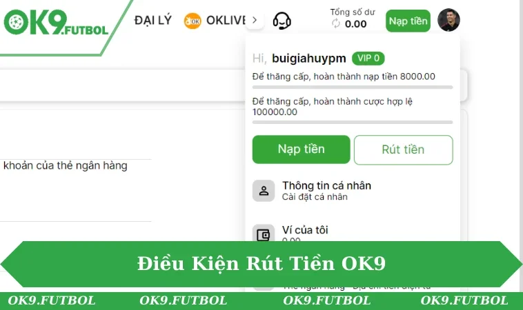 Người chơi cần nắm rõ điều kiện trước khi rút tiền.